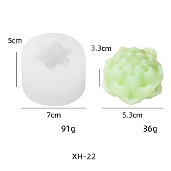 Цветок Пищевые силиконовые формы для свечей своими руками, для изготовления ароматических свечей, цветок, цветок, 70x70x50 мм