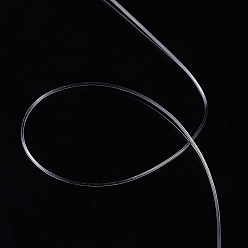 Прозрачный Эластичная кристальная нить, шнур из эластичной нити, для изготовления украшений из бисера, прозрачные, 0.4 мм, около 21.87 ярдов (20 м) / рулон