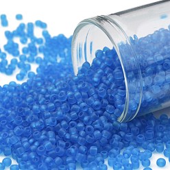 (3CF) Matte Dark Aqua TOHO 11/0 Round Beads, Japanese Seed Beads, (3CF) Matte Dark Aqua, 2.2mm, Hole: 0.8mm, about 50000pcs/pound
