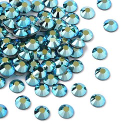 50730 200 Emerald AB Камни preciosa® crystal hotfix с плоской основой, чешский хрусталь, круглый(438 11 612 шатон роза вива 12 ®), 50730 200 изумрудный ab, ss 6 (1.9~2.1 мм)