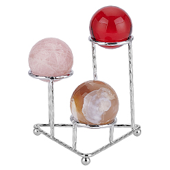 Платина Держатели хрустальных шаров из сплава, платина, 100x90x97 мм