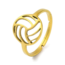 Football 201 регулируемое кольцо из нержавеющей стали для женщин, животное/заметка/футбол, футбол, 12.5 мм, внутренний диаметр: 18 мм