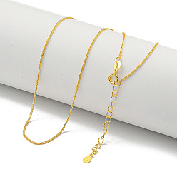 Настоящее золото 18K 925 стерлингового серебра ожерелья цепи пшеницы, реальный 18 k позолоченный, 16.02 дюйм (40.7 см)