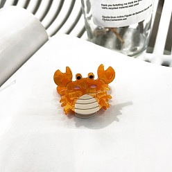 Краб Мини-заколки для волос из ацетата целлюлозы, аксессуары для волос для женщин и девочек, краб, 36x30 мм