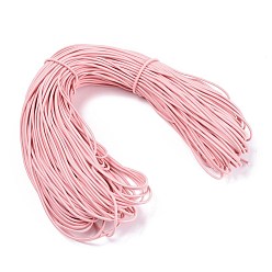Pink Эластичный шнур круглого, со слоем снаружи и резины внутри, розовые, 3 мм, около 100 ярдов / пачка (300 футов / пачка)