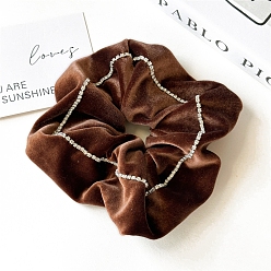 Верблюжий Бархатные аксессуары для волос, резинки для волос для девочек или женщин, резинка для волос / резинки для волос, верблюжие, 150 мм