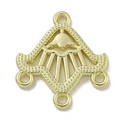 Цветок Звенья компонентов люстры сплава покрытия стойки, без кадмия, без никеля и без свинца, золотые, цветок, 17.5x16x1.5 мм, отверстие : 1.4 мм