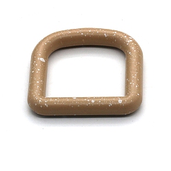 Цвет Древесины Кольца из АБС-пластика, застежка-молния, для лямки, обвязочные мешки, аксессуары для одежды, деревесиные, 74x72 мм