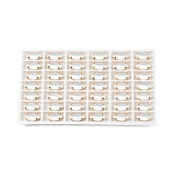 Кристалл Aurora(jm) пришиваем горный хрусталь, граненый стеклянный горный хрусталь, многожильных ссылки, с латунной оправой золотистого цвета, лошадиный глаз , кристалл, 15x7x5 мм, отверстие : 1 мм