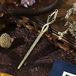 Античная Бронза Сплав нитевдеватели для швейных машин, инструмент для быстрого шитья нитевдевателя иглы, античная бронза, 92x12.2 мм