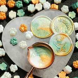 Средний Аквамарин 150 шт. Частицы сургуча, для ретро печать печать, отпечаток лапы, средний аквамарин, 10 мм