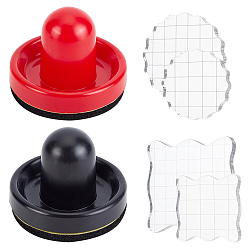 (52) Непрозрачная лаванда Кисть для штамповки смолой stampendable инструмент для штамповки и акриловые блоки для штамповки инструменты, разноцветные, 4.95~7.6x4.95~5.4x0.7 см