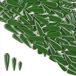 Морско-зеленый 3 стили фарфоровая мозаичная плитка в форме капли, для поделок из мозаики своими руками, рамки для картин и многое другое, цвета морской волны, 21~40x8~12x4 мм, около 100 г / набор