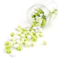 Бледно-Зеленый Частицы сургуча, для ретро печать печать, цветок, бледно-зеленый, 55 мм, 180 шт / комплект