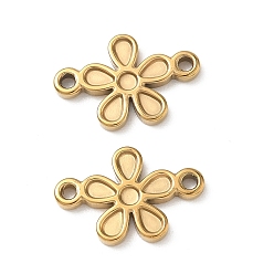 Золотой 304 оправы для кабошонов из нержавеющей стали, цветок, ионное покрытие (ip), золотые, 13.5x20.5x2.5 мм, отверстие : 1.8 мм