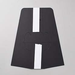 Черный Складные картонные спинки для настольных мольбертов, рамка для картины и художественная подставка, чёрные, 280x235x1 мм