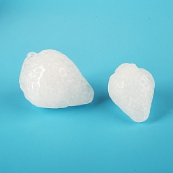 Хрусталь Природный кварц украшения кристалл дисплей, фигурка из энергетического камня Рейки, клубника, 39x30 мм