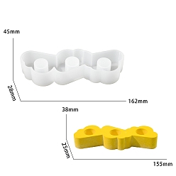 Cloud DIY Candle Holders Silicone Molds, Resin Casting Molds, For UV Resin, Epoxy Resin Jewelry Making, Cloud, 16.2x2.8x4.5cm