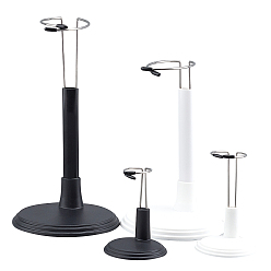 Mixed Color Iron Model Toy Assembled Holder, with Plastic Chassis, Mixed Color, Finished Product: 70x250mm, 4sets/bag
