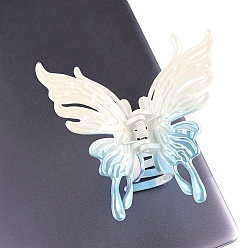 Белый Пластиковые заколки для волос с когтями бабочки, аксессуары для волос для женщин и девочек, белые, 100x100x50 мм