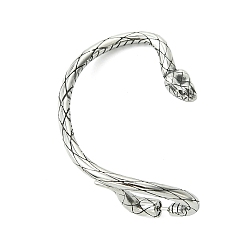 Змея 316 хирургические серьги-манжеты из нержавеющей стали., право, змея, 47x40 мм