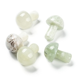 Новый Нефрит Натуральный новый нефритовый гриб гуа ша камень, инструмент для массажа со скребком гуа ша, для спа расслабляющий медитационный массаж, 20~21x15~15.5 мм