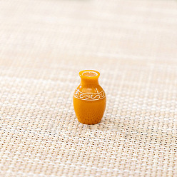 Оранжевый Украшения для бутылок с вином из смолы, аксессуары для оформления микроландшафта, притворяясь опорными украшениями, оранжевые, 22x15 мм