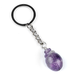 Аметист Брелок жук, подвесное украшение для рюкзака из натурального аметиста, 8 см