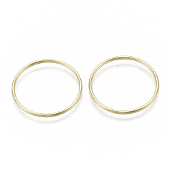 Light Gold Alloy Linking Rings, Round Ring, Light Gold, 29x2mm, Inner Diameter: 26mm