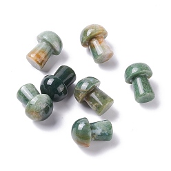 Indian Agate Natural Indian Agate GuaSha Stone, Gua Sha Scraping Massage Tool, for SPA Relaxing Meditation Massage, Undyed, Mushroom Shaped, 20~21x14.5~16mm
