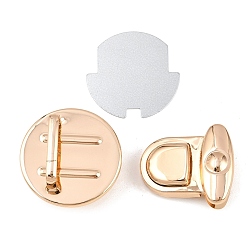 Light Gold Застежка-защелка для железной сумки, кошелек с застежкой на большой палец, золотой свет, 3.6x3.15x1.2 см