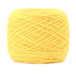 Золотистый Пряжа мохер, для ткачества, вязание крючком, золотые, 1.5~2 мм, около 150г/моток