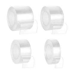 Clear 8Pcs 4 Styles 3M Acrylic Double Side Adhesive Tape, Clear, 20~50mm, 2pcs/style
