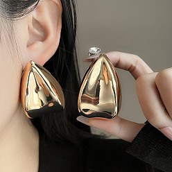 Самородки Серьги железа, золотые, самородки, 53x34 мм