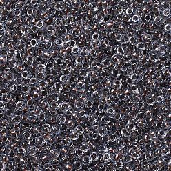 (RR3202) Magic Copper Red Lined Crystal MIYUKI Round Rocailles Beads, Japanese Seed Beads, 11/0, (RR3202) Magic Copper Red Lined Crystal, 2x1.3mm, Hole: 0.8mm, about 50000pcs/pound