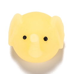 Yellow Elephant Shape Stress Toy, Funny Fidget Sensory Toy, for Stress Anxiety Relief, Yellow, 26x34x32mm
