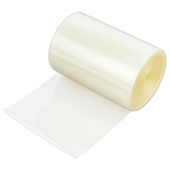 Прозрачный 10м ПВХ термоусадочная трубка, прозрачные, 91x0.2 мм