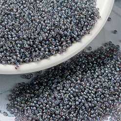 (RR360) Lined Light Amethyst AB MIYUKI Round Rocailles Beads, Japanese Seed Beads, (RR360) Lined Light Amethyst AB, 15/0, 1.5mm, Hole: 0.7mm, about 5555pcs/bottle, 10g/bottle