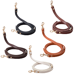 (52) Непрозрачная лаванда 5шт. 5 варианты, плечевой ремень из искусственной кожи, с поворотными застежками сплава, для замены ремней для мешков, золотые, разноцветные, 105~127.5x1.2 см, 1 шт / стиль