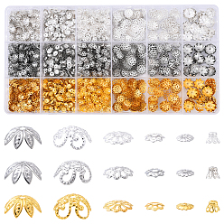 (52) Непрозрачная лаванда Железный шарик крышки, разноцветные, 5~10x1~4.5 мм
