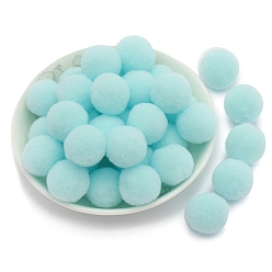 Бледно-бирюзовый Полиэстеровый мяч, аксессуары для костюма, аксессуары, круглые, бледные бирюзовая, 15 мм, 144 шт / пакет
