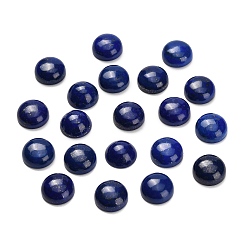 Ляпис-Лазурь Окрашенные натуральные лазури кабушоны, полукруглые / купольные, класс АА, 12x5 мм