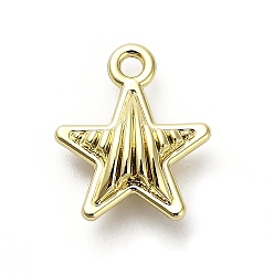Золотой Подвески из сплава , звезды прелести, золотые, 14.5x12.5x5.5 мм, отверстие : 1.6 мм