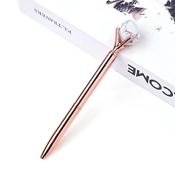 Говлит Шариковая ручка из натурального говлита, шариковая ручка из нержавеющей стали, офисные школьные принадлежности, 150 мм