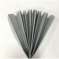 Серый Бумажные цветочные шары, для свадебного оформления, партийные поставки, серые, 25 см