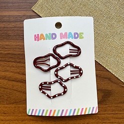 Column Металлические эмалевые заколки-кнопки для волос, заколка для волос без следов челки для женщин и девочек, колонка, 120x90 мм