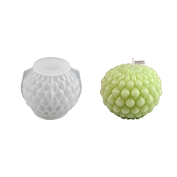 Белый Силиконовые формы для свечей своими руками, для изготовления свечей, белые, 103x98.5x82.5 мм