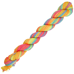 Сэнди Коричневый 1 моток 6 полиэстеровых ниток для вышивания, нитки для вышивки крестом, сегмент окрашенный, песчаный коричневый, 0.5 мм, о 1.2 м / прядь, 135 нити/моток