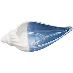 Другие Керамическая тарелка для украшений с океанской тематикой, лоток для хранения колец, , серьга, раковина, 210x91x46.5 мм