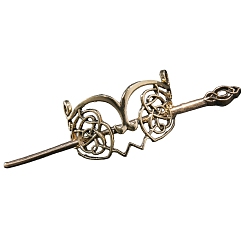 Античное Золото Легированные Палочки для Волос, античное золото , 120x50 мм